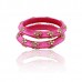 Magenta Silk Thread Bangle Kada